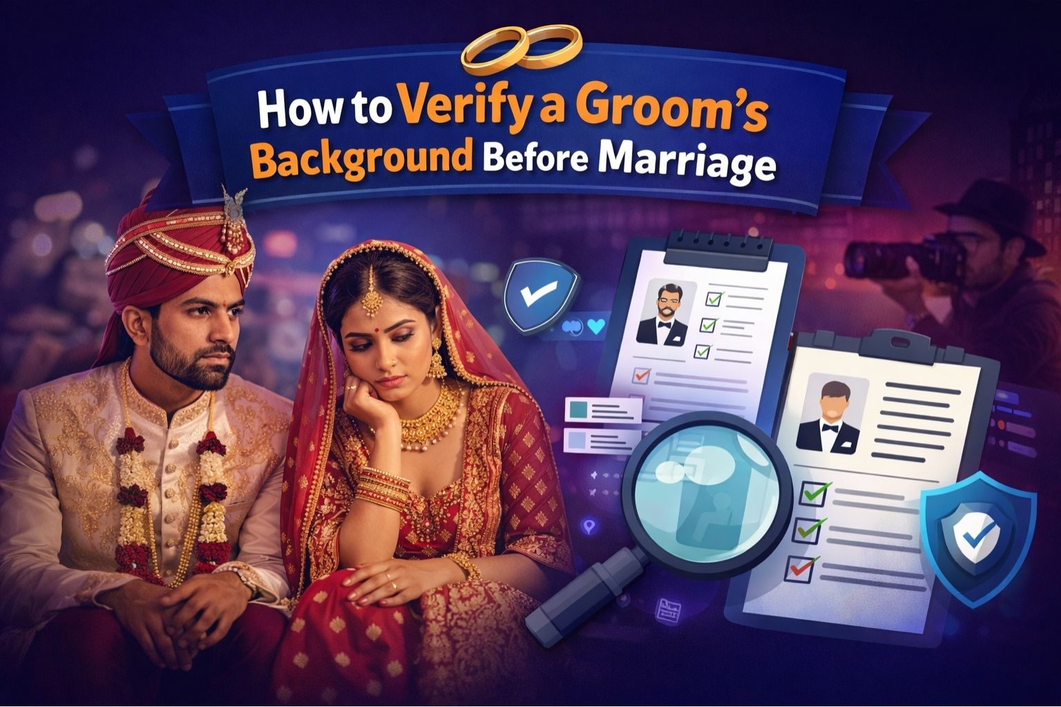 groom background verification before marriage process in India